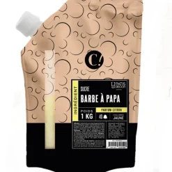 Sucre barbe à papa parfum citron