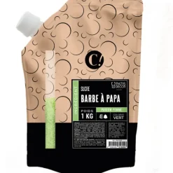 Sucre barbe à papa parfum pomme verte