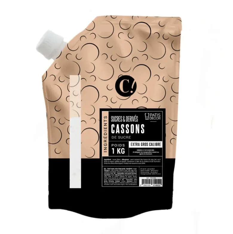 Sucre cassons extra gros calibre 1kg