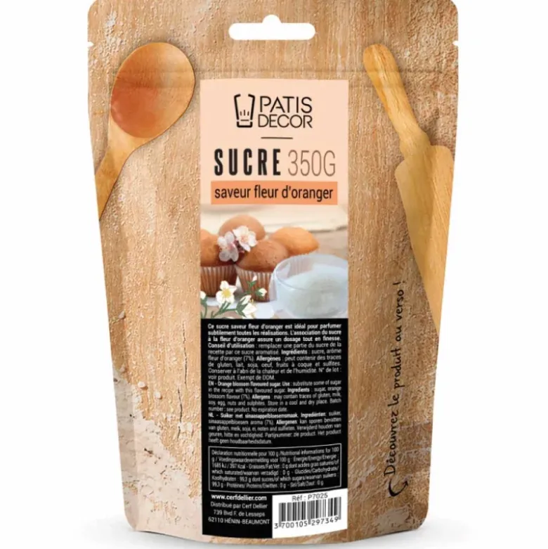 Sucre saveur fleur d'oranger 350g