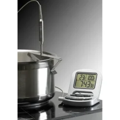 support clipsable pour sonde de thermomètre de cuisson