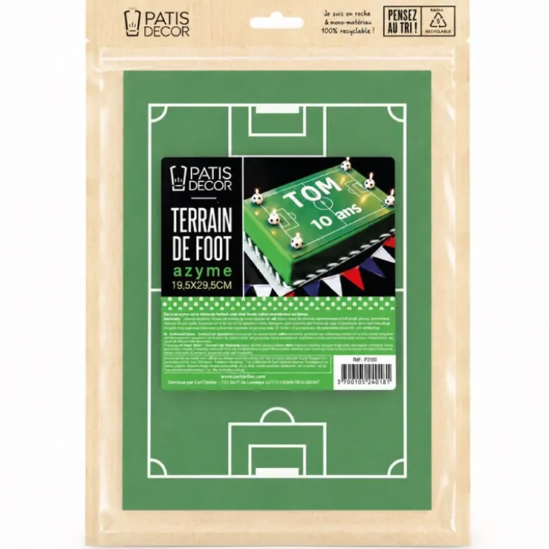 Terrain de football en azyme