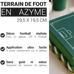 Terrain de football en azyme