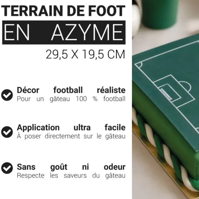 Terrain de football en azyme