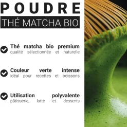 Thé matcha en poudre bio - 150 g