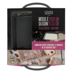 Tourtière en Silicone 21 x 21 cm