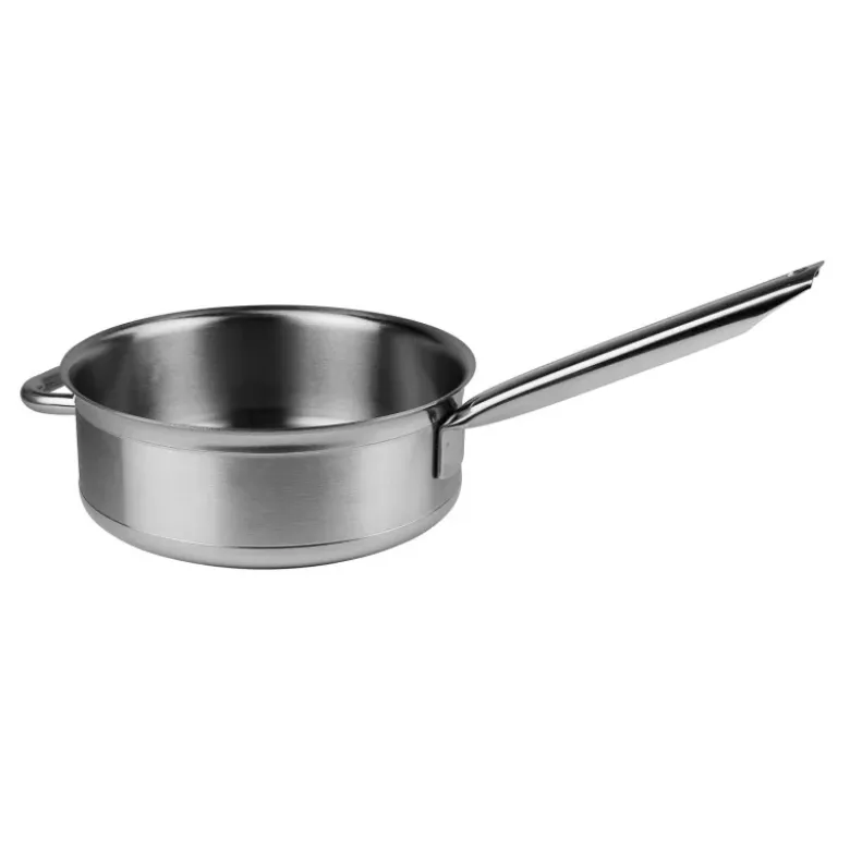 Tradition inox sauteuse 32 cm avec anse face à la queue