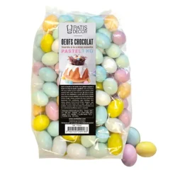 Œufs chocolat fourrés à la crème de noisette pastel 1 kg