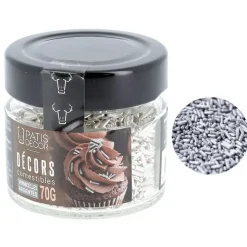 Vermicelles comestibles argentés 70 g