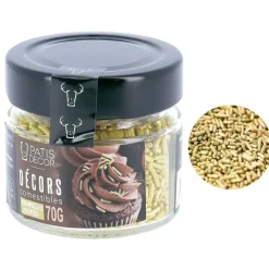 Vermicelles comestibles dorés 70 g
